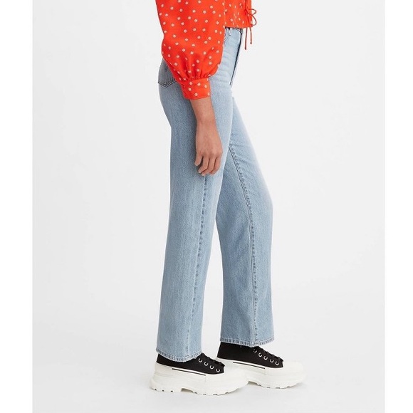 NWT Levi’s women’s high rise straight jeans 32x29 - Picture 2 of 9